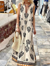 Afbeelding in Gallery-weergave laden, "Sabrina" Maxi Boho-Kleid