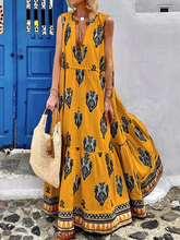 Afbeelding in Gallery-weergave laden, "Sabrina" Maxi Boho-Kleid