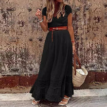 Afbeelding in Gallery-weergave laden, "Carlina" Designer-Maxi-Kleid