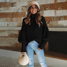 Afbeelding in Gallery-weergave laden, "Andrea" Lässiger Rollkragenpullover