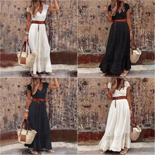 Afbeelding in Gallery-weergave laden, "Carlina" Designer-Maxi-Kleid