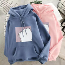 Afbeelding in Gallery-weergave laden, "Panda" Stylischer Oversize-Kapuzenpulli