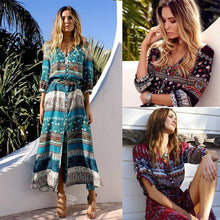 Afbeelding in Gallery-weergave laden, "Silvia" Stilvolles Designer-Boho-Kleid