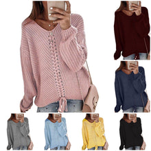 Afbeelding in Gallery-weergave laden, &quot;Rosaliа&quot; Gebreide Trui Met Facings
