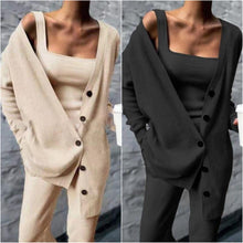 Afbeelding in Gallery-weergave laden, &quot;Tatiana&quot; Elegantes Gestricktes 3er-Set
