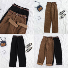 Afbeelding in Gallery-weergave laden, Elegante Vintage-Hose mit hoher Taille
