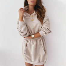 Afbeelding in Gallery-weergave laden, Langer Hoodie mit großen Taschen
