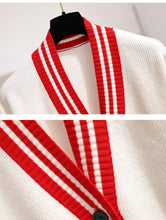 Afbeelding in Gallery-weergave laden, Zweiteiliges Set - Gestrickte Jacke und Shorts
