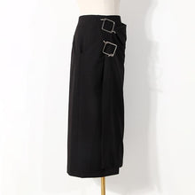 Afbeelding in Gallery-weergave laden, Asymmetrischer Rock mit hoher Taille
