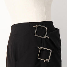 Afbeelding in Gallery-weergave laden, Asymmetrischer Rock mit hoher Taille
