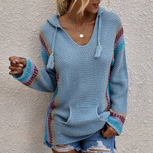 Afbeelding in Gallery-weergave laden, &quot;Sophia&quot; Casual gebreide Hoodie
