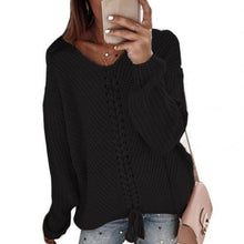 Afbeelding in Gallery-weergave laden, &quot;Rosaliа&quot; Gebreide Trui Met Facings
