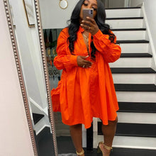 Afbeelding in Gallery-weergave laden, &quot;Alena&quot; Lässiger Blusenkleid
