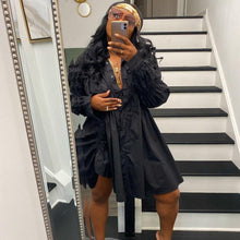 Afbeelding in Gallery-weergave laden, &quot;Alena&quot; Lässiger Blusenkleid
