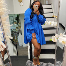 Afbeelding in Gallery-weergave laden, &quot;Alena&quot; Lässiger Blusenkleid
