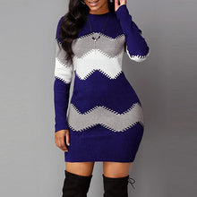 Afbeelding in Gallery-weergave laden, &quot;Kim&quot; Elegantes Strickkleid
