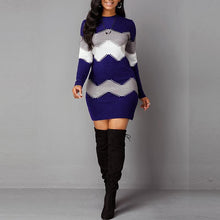 Afbeelding in Gallery-weergave laden, &quot;Kim&quot; Elegantes Strickkleid
