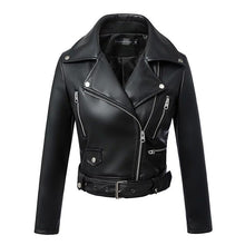 Afbeelding in Gallery-weergave laden, &quot;Odelia&quot; Cool Biker Jacket
